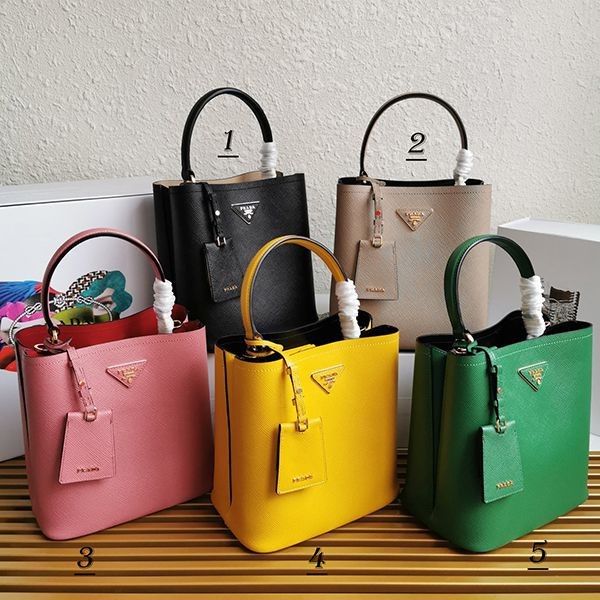 The hottest topic! Prada Panier Saffiano Leather Bag Handbag Replica 5 colors 1BA212 puh21745