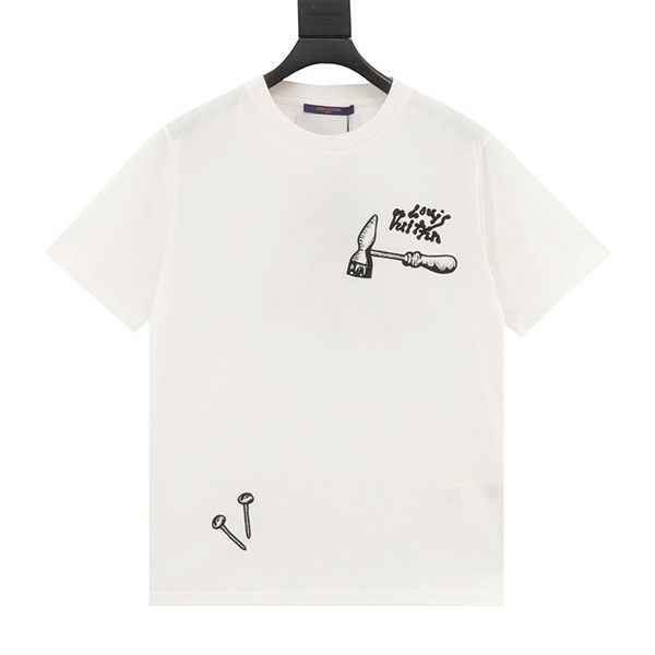 n-grade recommended Louis Vuitton hammer embroidered short sleeve T-shirt vuv62449 n-grade recommended Louis Vuitton hammer embroidered short sleeve T-shirt vuv62449