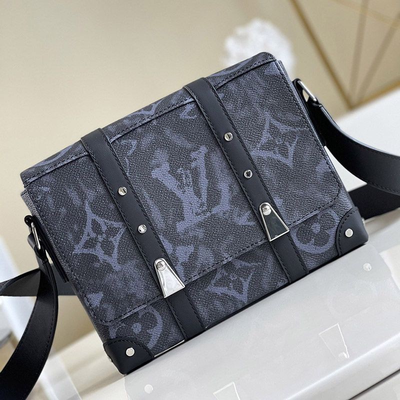 ◆Rare◆ Louis Vuitton Trunk Messenger Bag Replica Blue M57271