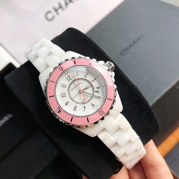 Chanel J12 Replica Soft Pink 33MM H4467