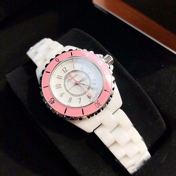Chanel J12 Replica Soft Pink 33MM H4467