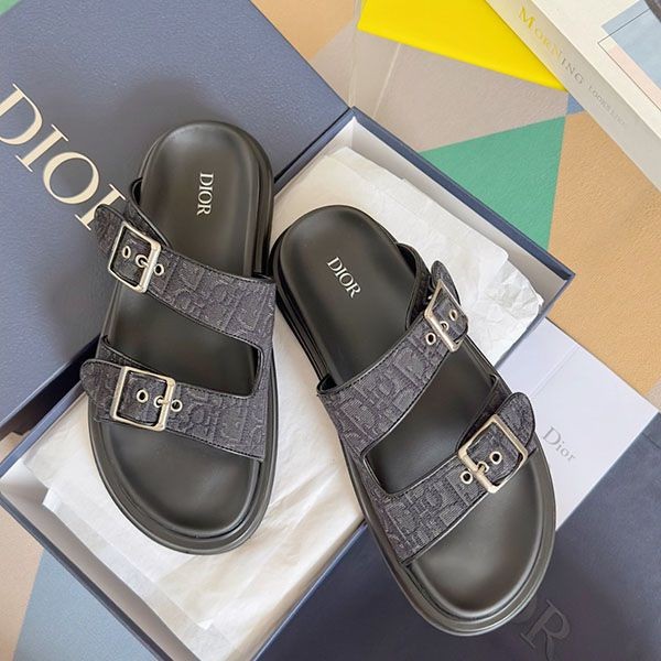 Classic Dior Oblique Aqua Replica Sandals dez82935