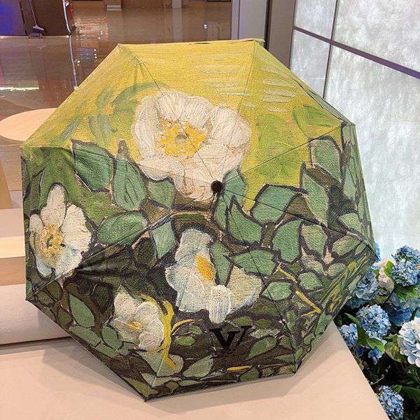 [Cute? New] Louis Vuitton Three-fold Umbrella Replica ☆ Rain or shine vut74707