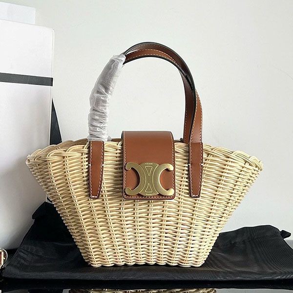 Very rare! Celine cheap teen couffa wicker x calfskin CET60944 Very rare! Celine cheap teen couffa wicker x calfskin CET60944