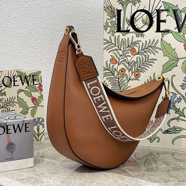 Popular Loewe Luna Bag Replica Anagram Jacquard & Classic Calfskin los86301 Popular Loewe Luna Bag Replica Anagram Jacquard & Classic Calfskin los86301