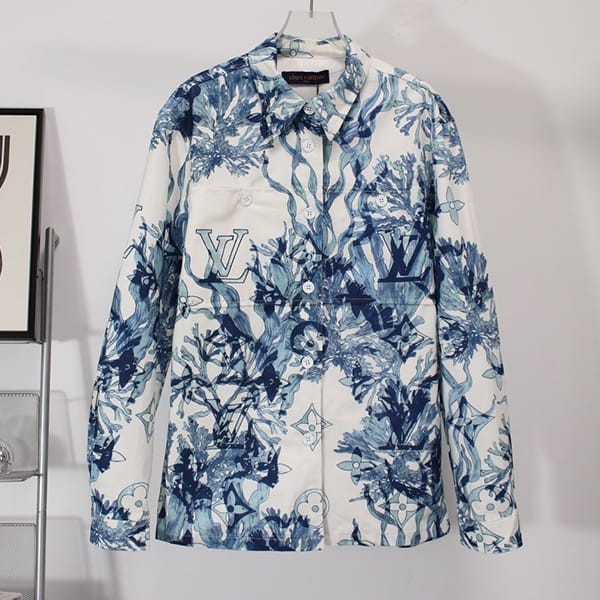 No.1 Popular Louis Vuitton Grade N Printed Cotton Overshirt Monogram 1ABNSQ No.1 Popular Louis Vuitton Grade N Printed Cotton Overshirt Monogram 1ABNSQ