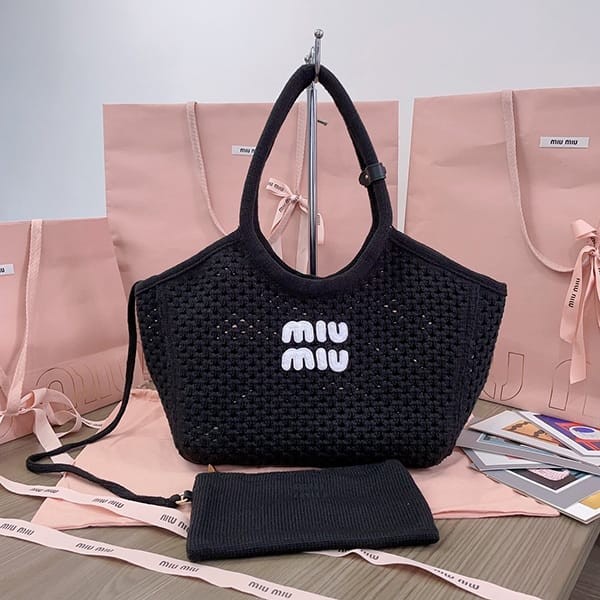 Rare Miu Miu Crochet handbag replica mym09561 Rare Miu Miu Crochet handbag replica mym09561