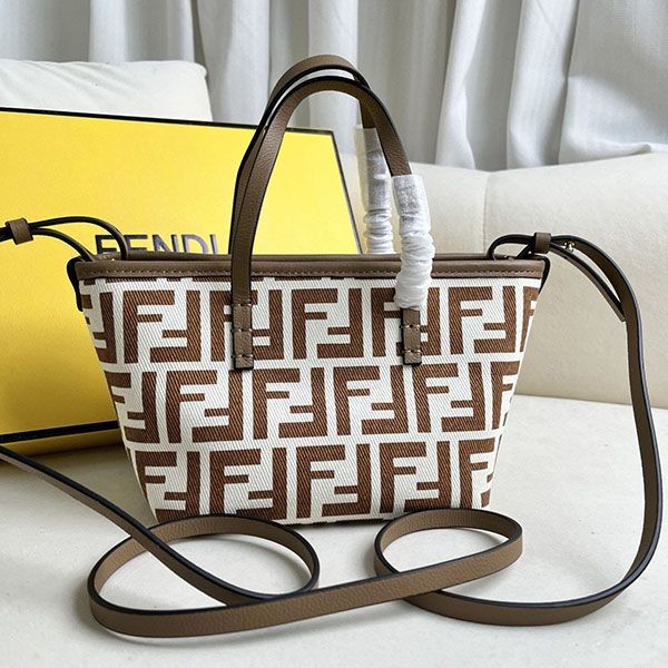 Easy to use Fendi Roll Mini Jacquard Mini Bag fea12705 Easy to use Fendi Roll Mini Jacquard Mini Bag fea12705