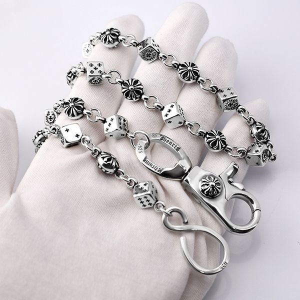 Cheap price! Chrome Hearts Dice Cross Ball Chain Replica Kup15782