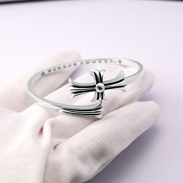 Chrome Hearts Replica SKINNY TNY CH CRS Silver Bangle Kuj68237