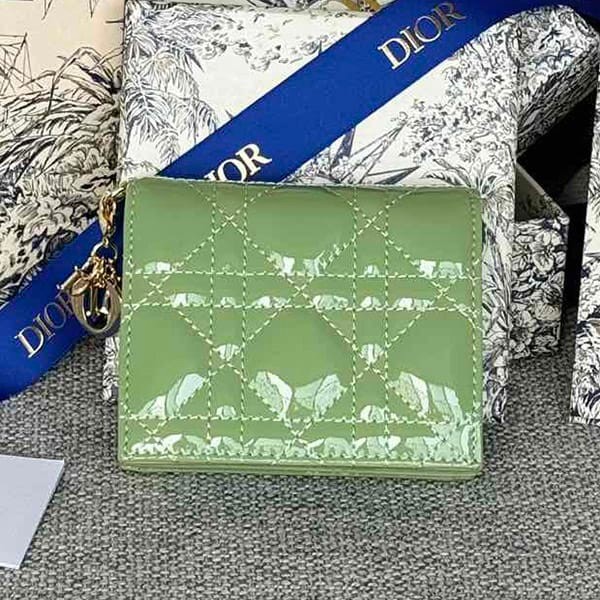 High quality Lady Dior n-grade charm flap card case det83490 High quality Lady Dior n-grade charm flap card case det83490