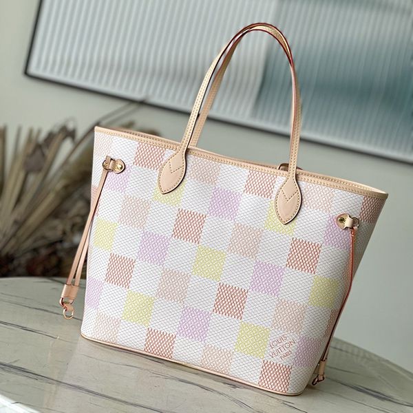 Featured ★ Louis Vuitton Neverfull MM N-grade bag pastel color N40668