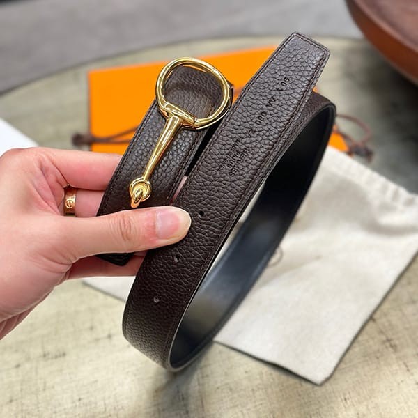 Express delivery Hermes reversible belt Casaque replica ers54959