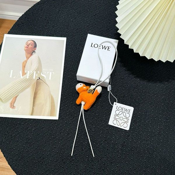 Immediate delivery Loewe x Suna Fujita calfskin replica bag charm loz64139