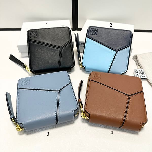 ☆Super popular☆Loewe knockoff puzzle zip-around wallet in blue and multicolor, 4 colors lod01605 ☆Super popular☆Loewe knockoff puzzle zip-around wallet in blue and multicolor, 4 colors lod01605