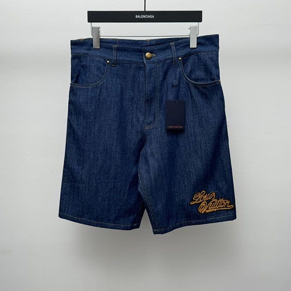 Lowest price challenge Louis Vuitton cotton chambray shorts vur51730