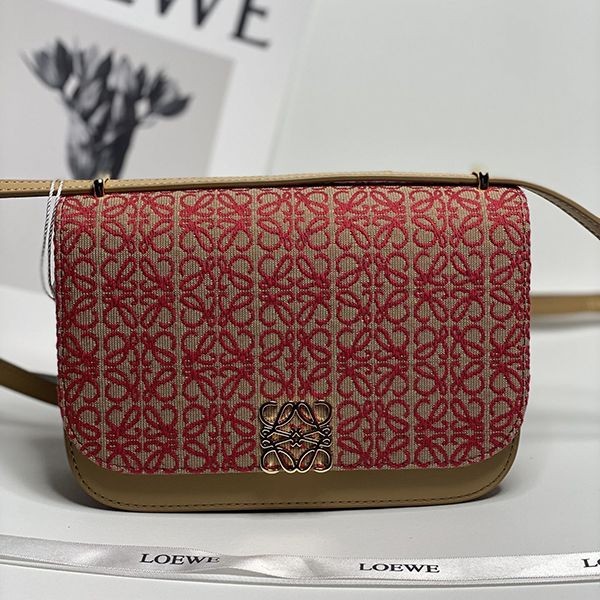 Ultra-limited edition? Loewe Anagram fake jacquard shoulder bag loq14717