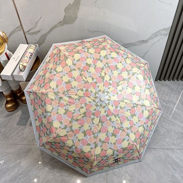 Perfect gift? Chanel folding umbrella replica ☆ suitable for rain or shine shs04043