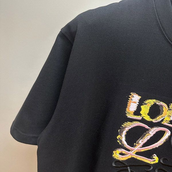 Must-have! Loewe Cotton Anagram Short Sleeve T-Shirt loc41817