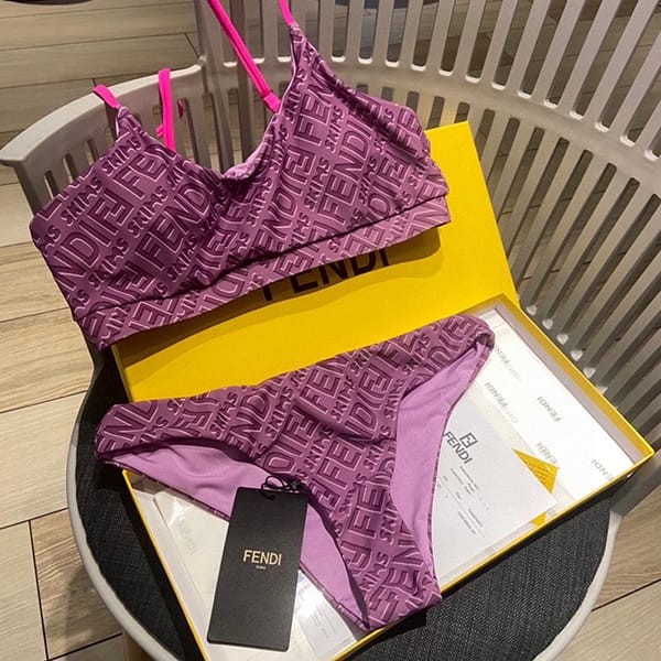 Fendi replica loved by many celebrities FF motif & silver reversible nylon string bikini feg32609 Fendi replica loved by many celebrities FF motif & silver reversible nylon string bikini feg32609