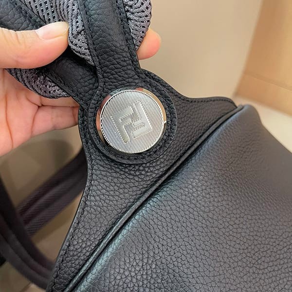 Very popular all over the world? Fendi Chiodo Selleria Leather Backpack Fake 2 sizes fei93734