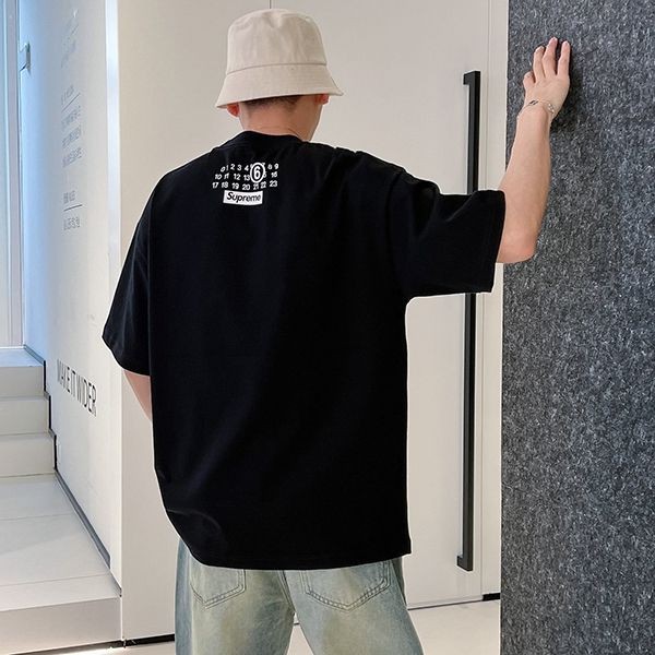 An eye-catching item! Maison Margiela Supreme copy collaboration short-sleeved t-shirt Mas48094