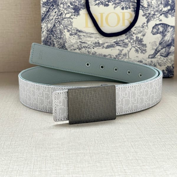 Best Price Guarantee Dior Reversible Leather Buckle Belt Replica dej75647