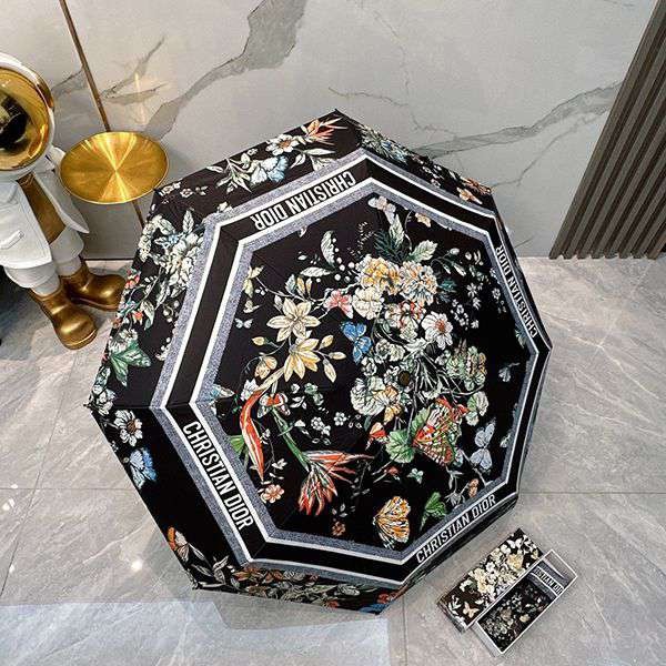 [New design] Dior Fake folding umbrella ☆ For both rain and shine der50067