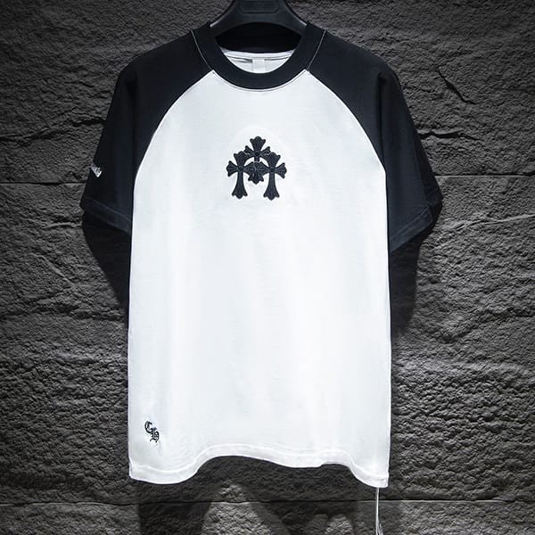 Recommended Chrome Hearts Color Block Cross Leather Short Sleeve T-Shirt Replica Kuv16498 Recommended Chrome Hearts Color Block Cross Leather Short Sleeve T-Shirt Replica Kuv16498
