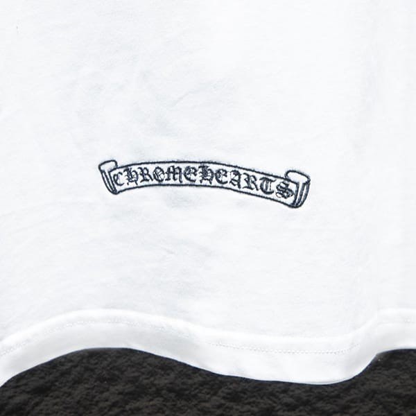 Recommended Chrome Hearts Color Block Cross Leather Short Sleeve T-Shirt Replica Kuv16498