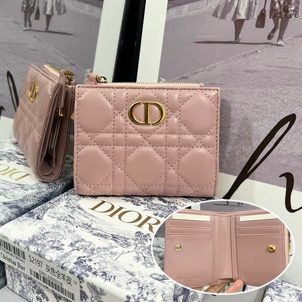 Boutique Dior replica Caro Dahlia bi-fold wallet Cannage dej25847 Boutique Dior replica Caro Dahlia bi-fold wallet Cannage dej25847