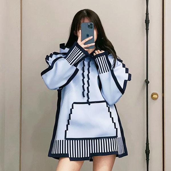 The hottest topic! Loewe Technical Knit Pixel Parka Replica loq46237 The hottest topic! Loewe Technical Knit Pixel Parka Replica loq46237