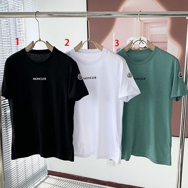 Recommended Moncler T-shirts with short sleeves and logo, fake, n-grade, mom97011 Recommended Moncler T-shirts with short sleeves and logo, fake, n-grade, mom97011