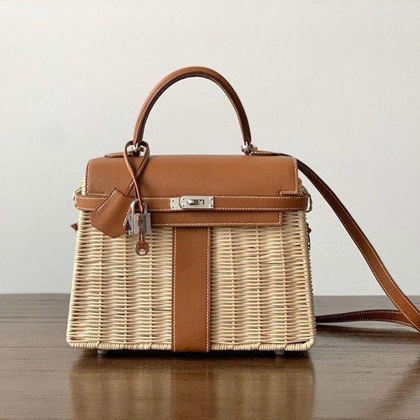 Hermes Kelly 25 Replica Picnic Silver Hardware Handbag era42980 Hermes Kelly 25 Replica Picnic Silver Hardware Handbag era42980