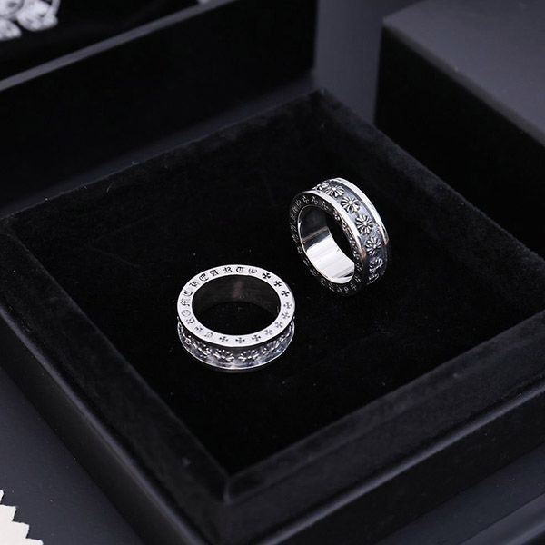 Classic Chrome Hearts Mini CH Plus Cheap Ring Kuh52522 Classic Chrome Hearts Mini CH Plus Cheap Ring Kuh52522