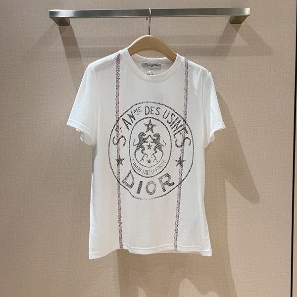 Free shipping Dior women's T-shirt replica cotton & linen 243T09A4426X0200 Free shipping Dior women's T-shirt replica cotton & linen 243T09A4426X0200