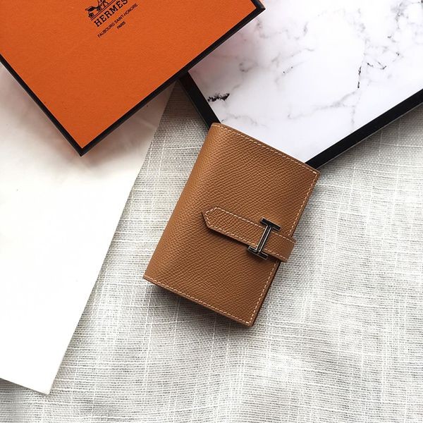 Extremely rare! Hermes Bearn replica mini wallet erl13083