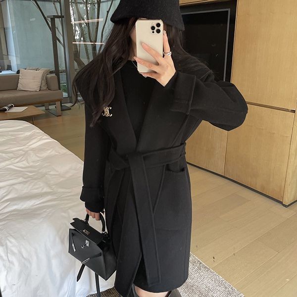 The hottest topic! Celine Cashmere Long Coat Replica Ceh67230