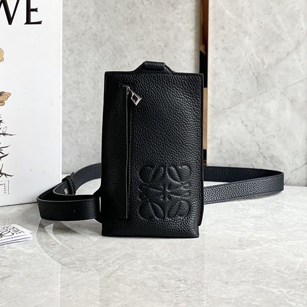 New sale Loewe Vertical T-Pocket Grained Calfskin Fake C500P02X02