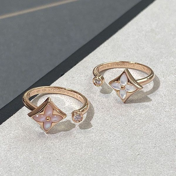 Competition for Louis Vuitton Berg Star Blossom Mini Ring Fake vus72069
