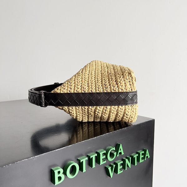 Bottega Veneta Mini Wallace Replica Raffia Crochet Handbag