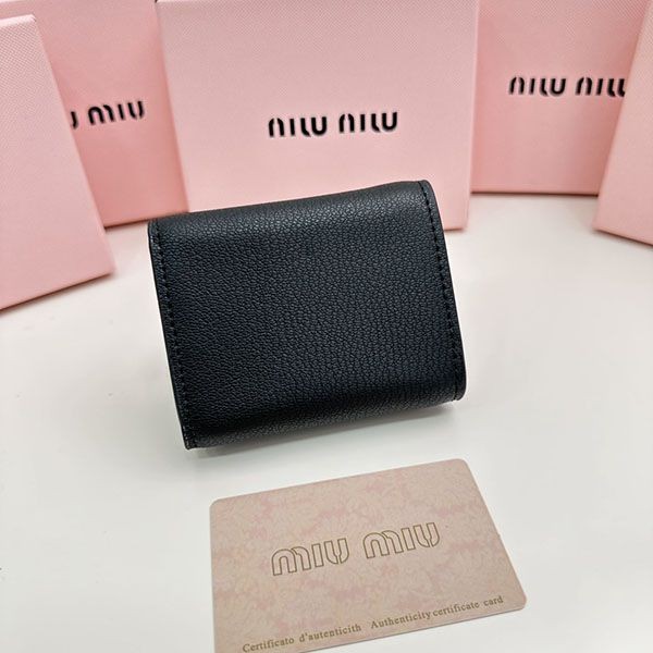 Miu Miu Ribbon Crystal Mini Wallet myo09685