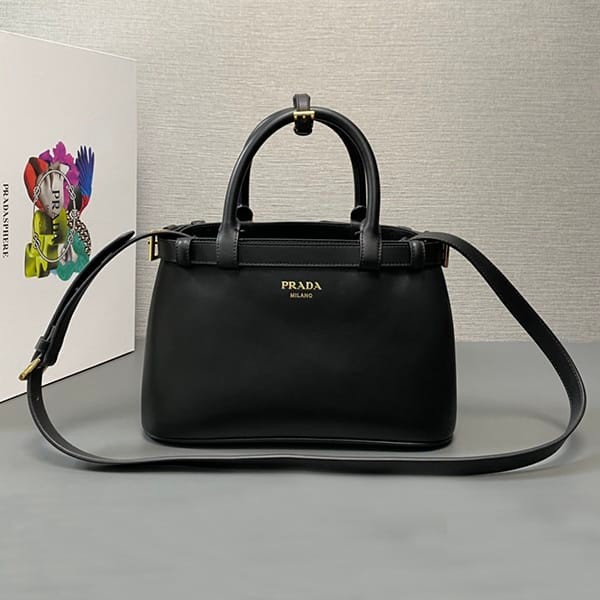 Immediate shipping Prada replica belted small leather handbag pul95306 Immediate shipping Prada replica belted small leather handbag pul95306