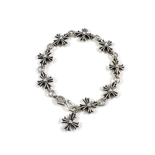 CHROME HEARTS PLUS CROSS BALL CHAIN BRACELET REFAKE Kum19454