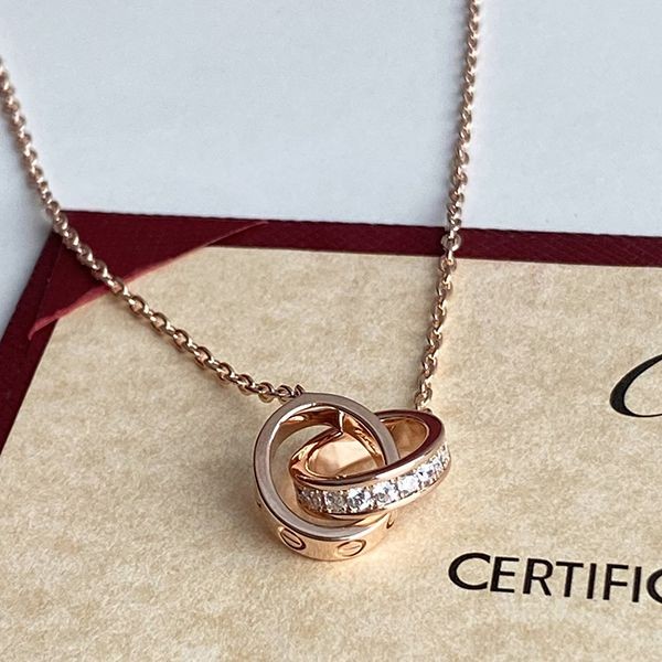 [Cartier] LOVE Necklace Copy Diamond ☆ Simple ☆ Sophisticated kat28837