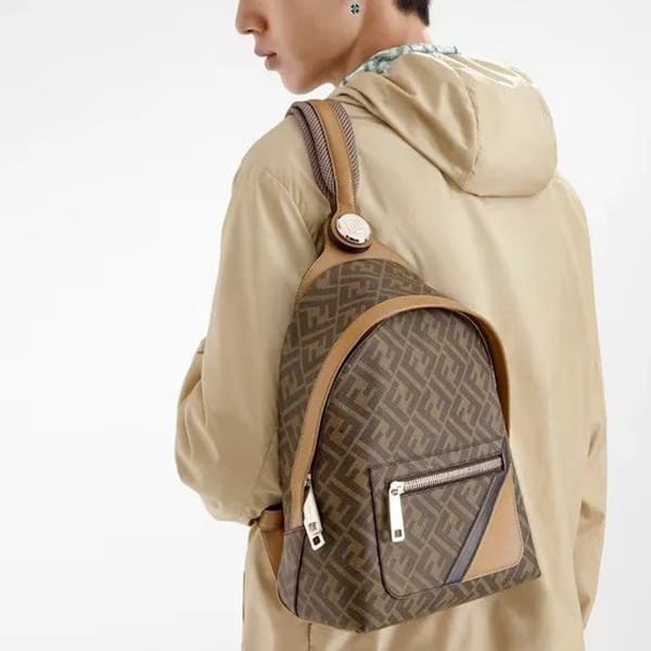 ★Popular in Japan! Fendi replica Chiado Diagonal Small Backpack fey68041