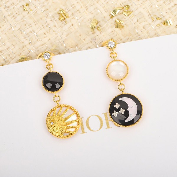 Dior replica Rose de Vents Rose Celeste earrings deg69001