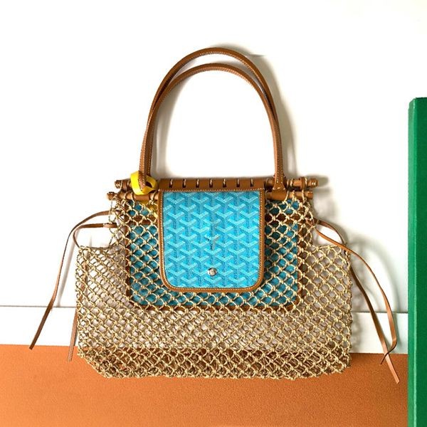 Limited Edition Goyard Coral Blue Allige Bag Replica 02018 Limited Edition Goyard Coral Blue Allige Bag Replica 02018