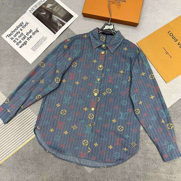 [Popular item] Louis Vuitton denim shirt replica vuh64298