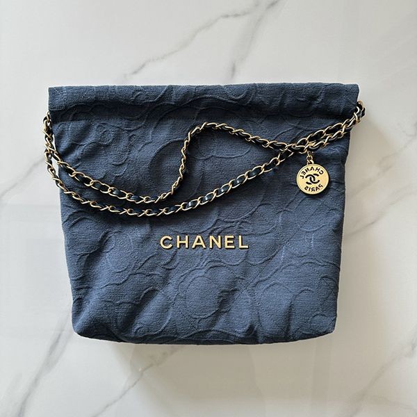 [The long-awaited camellia pattern?] 23K Chanel 22 handbag replica AS3260 B14411